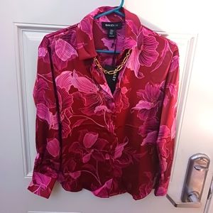 - Bailey/44 Satin Charmeuse Fabric Blouse NWT Sz XS